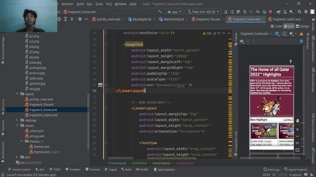 World Cup with Tablayout and Viewpager (Android Kotlin) смотреть онлайн