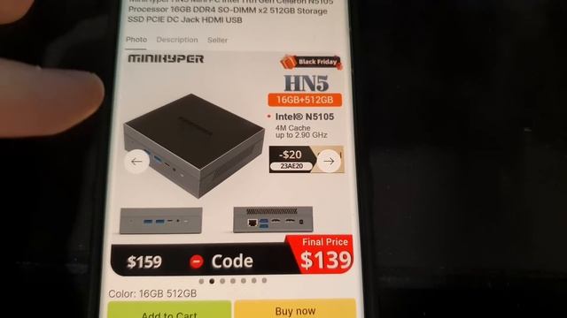 MINIHYPER HN5 - МИНИ ПК ЗА 15000 РУБЛЕЙ!