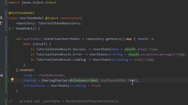 1# UiState with ViewModel, StateFlow, StateIn, collectAsStateWithLifecycle - Jetpack Compose смотреть онлайн