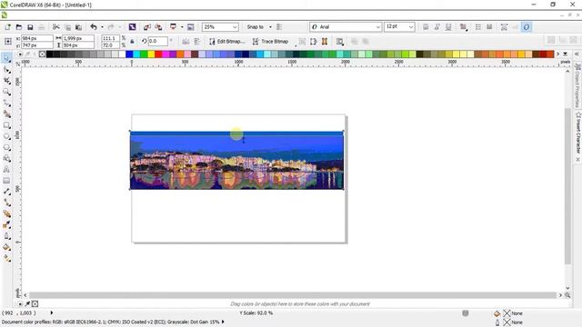 CorelDRAW X6 Tutorial || Use of PowerClip || смотреть онлайн