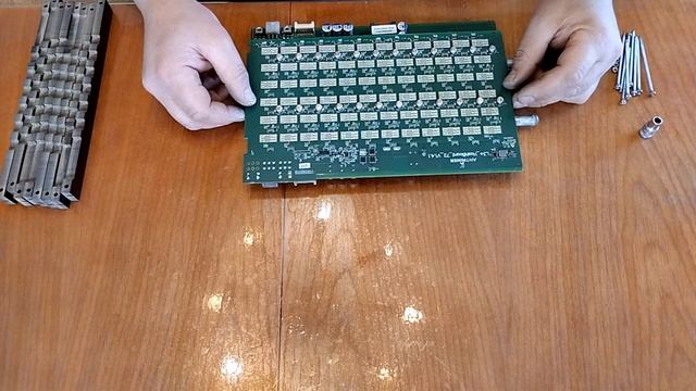 установка плат Л3+ на водоблоки часть 1я смотреть онлайн