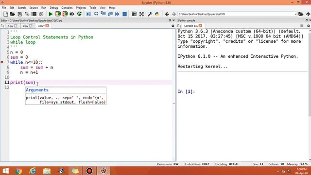Loops in Python : Part 3 : WHILE LOOP смотреть онлайн