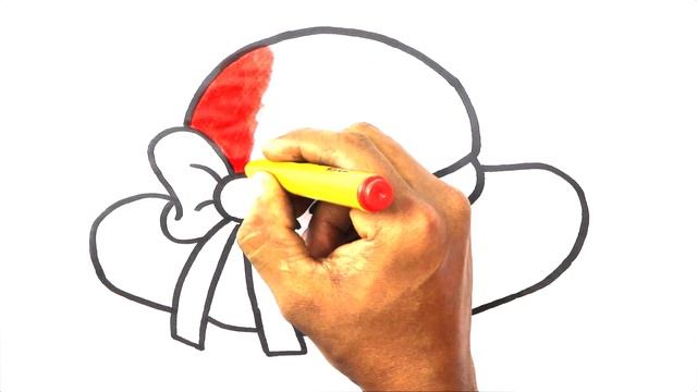 how to draw hat drawing painting coloring | very easy drawing cute drawings tips | cap arts beginne смотреть онлайн