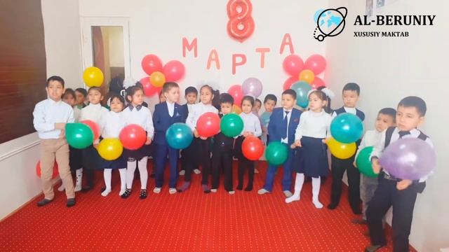 Поздравительная песня учеников, посвящённая ко дню 8 марта смотреть онлайн