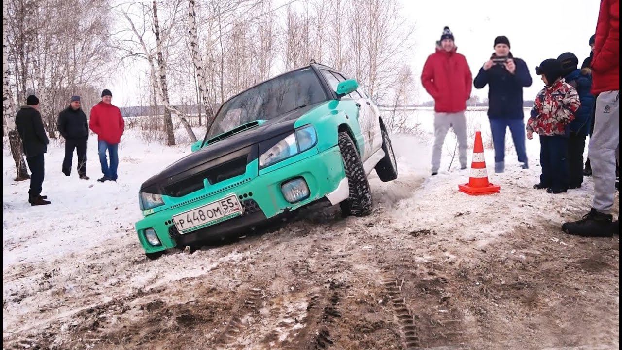 Subaru Forester Sti 6mt на злой диагоналке. смотреть онлайн