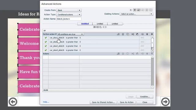 Hide a Next Button in Adobe Captivate Until All Other Buttons Have Been Clicked смотреть онлайн