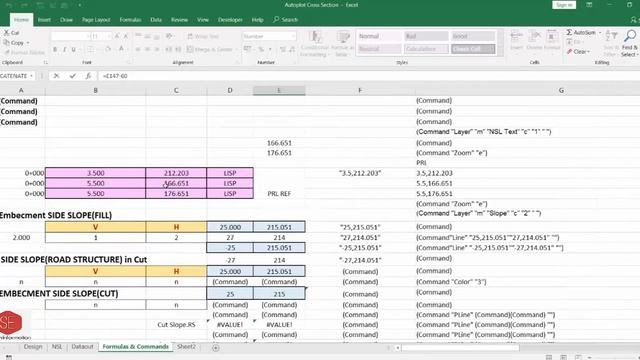 Auto Plot Cross Section Format Create in Excel & Visual Basic to Auto Cad.Part#02 смотреть онлайн