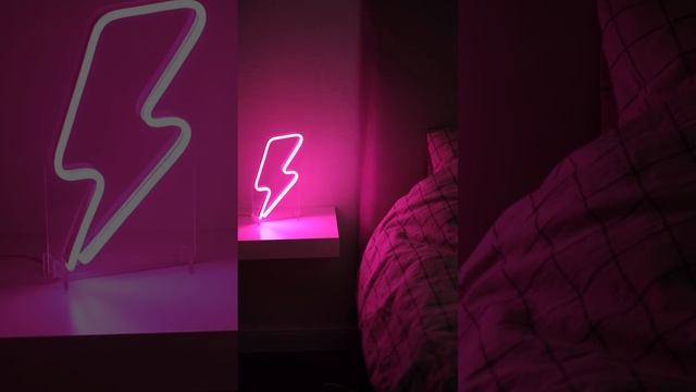 Молния S. Вывеска из гибкого неона смотреть онлайн