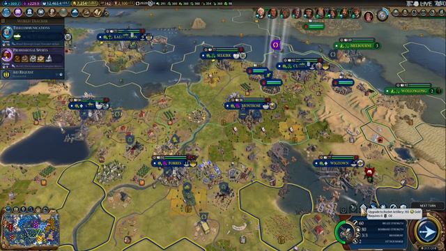Civilization 6 Columbia Hardest Mode Secret Society Part 29 смотреть онлайн