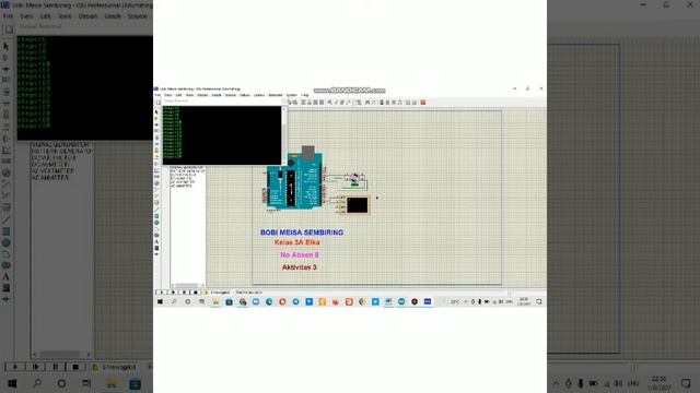 Simulasi Menggerakkan Motor Stepper Pada Arduino Dengan Proteus By Bobi Meisa Sembiring 3A Elka
