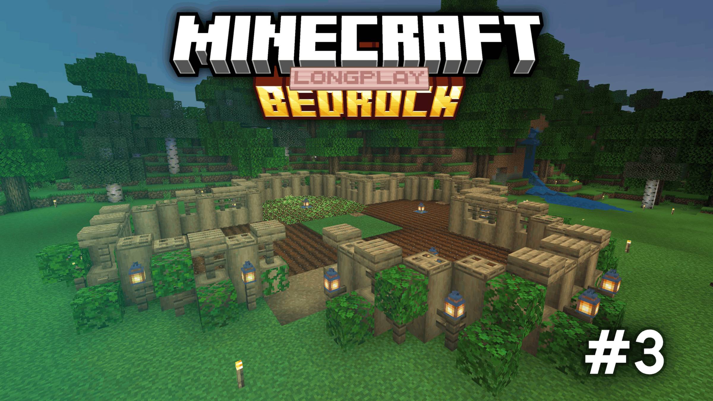 Выживание Майнкрафт Бедрок- Relaxing Longplay Bedrock (No Commentary) 1.21 (#3)