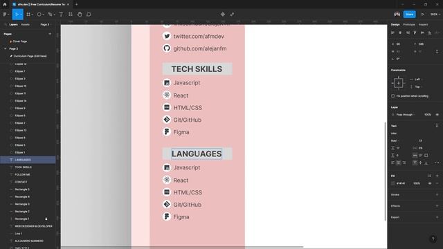 ? FREE Template #Learn how to create a CV/Resume on @Figma || afm.dev ? смотреть онлайн