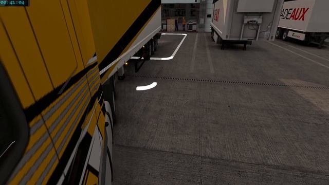 ETS 2 Еду на DAF XF 105- Actrros на ремонте смотреть онлайн