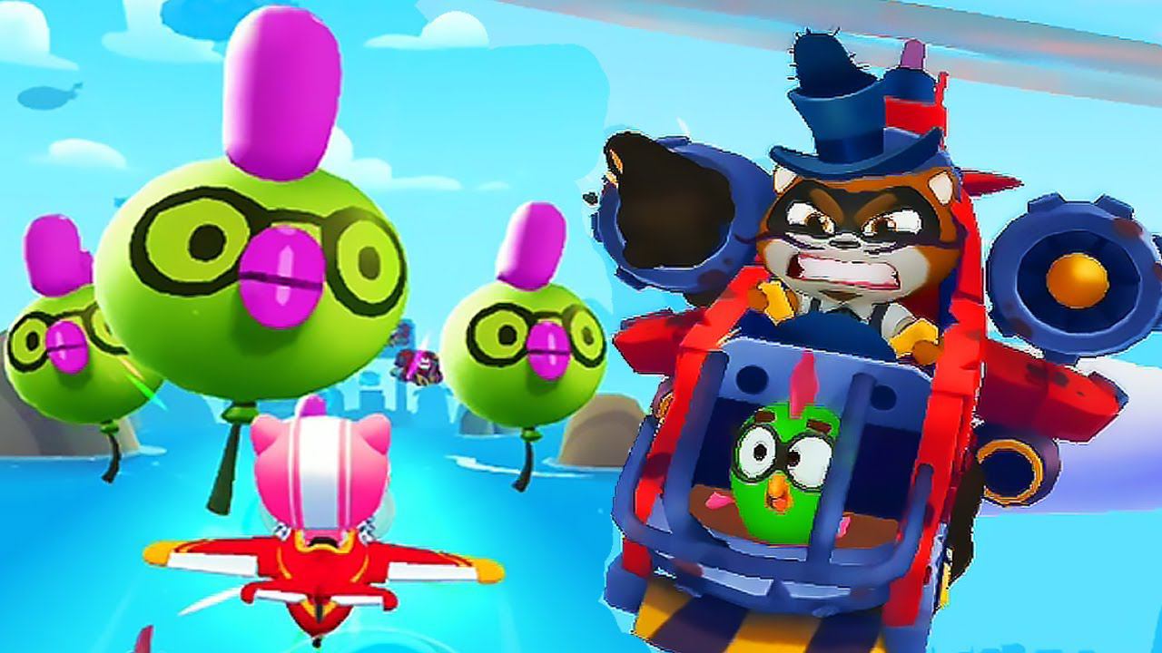 Говорящий Том погоня героев против Говорящий Том воздушный бег смотреть онлайн