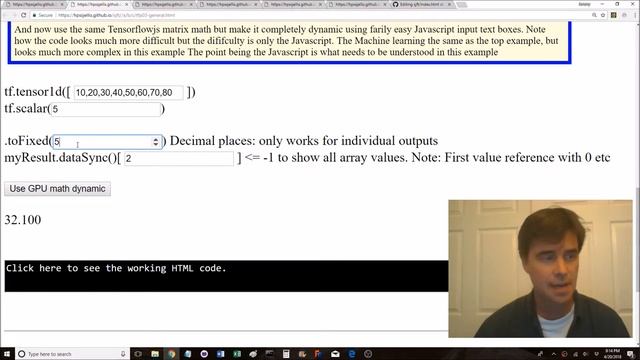 General Machine Learning using Tensorflowjs and Javascript смотреть онлайн