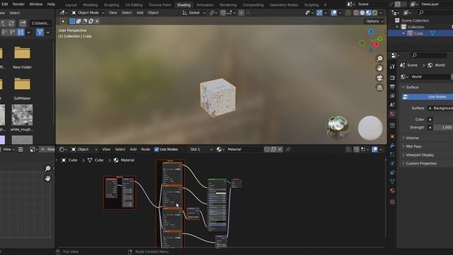 How to add texture node in Blender using Node wrangler. смотреть онлайн
