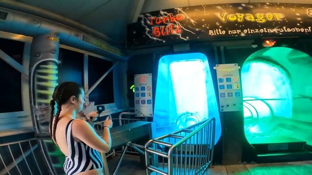 Waterslides At Kristall Palm Beach Waterpark In Germany