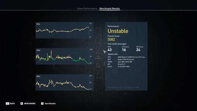 Assassin's Creed Origins Benchmark - Dynamic Resolution On/Off - Radeon RX 570 смотреть онлайн