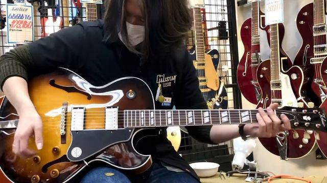 Tokai FA245 Vintage Sunburst #209264 Tone Check смотреть онлайн