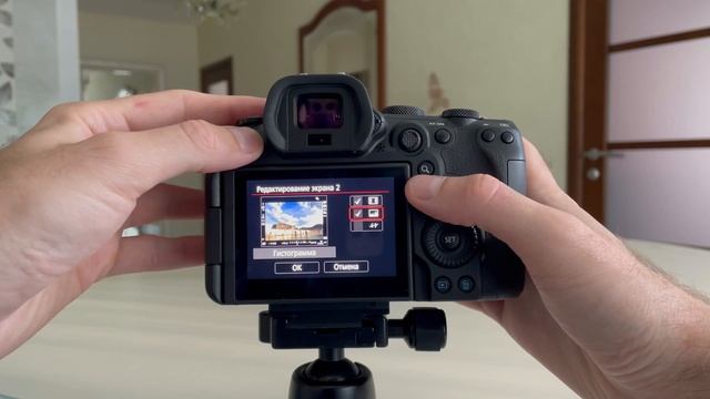 Настройки видоискателя Canon EOS R6 смотреть онлайн