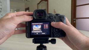 Настройки видоискателя Canon EOS R6