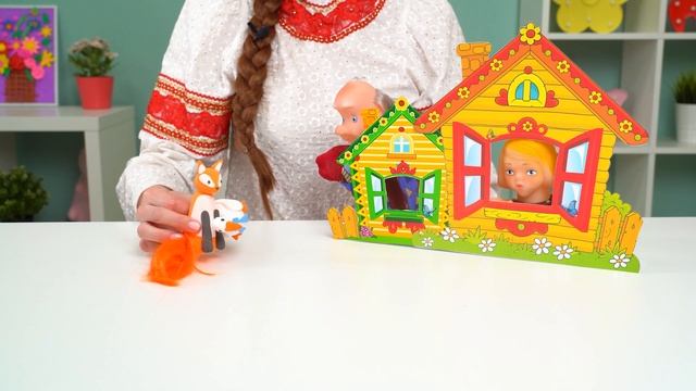 Лисичка со скалочкой из пластилина ? Русская народная сказка смотреть онлайн