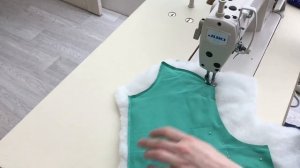 Как стегать детали курток и пальто с утеплителем. Стежка с утеплителем. Как шить теплые вещи.