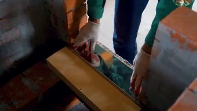 Защита проёма дверцы кирпичной печи. смотреть онлайн