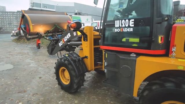 Отправка фронтального погрузчика Boulder WL20E в Ярославль смотреть онлайн