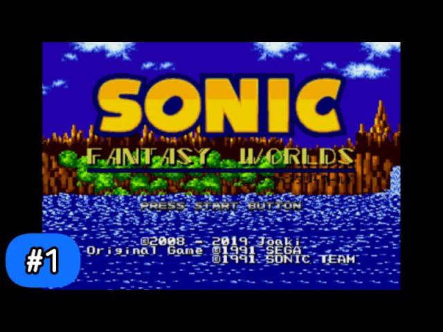 Sonic Fantasy Worlds Fangame hack Android gameplay on emulator walkthrough Livestream ASMR #1 смотреть онлайн