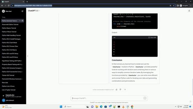 python install itertools смотреть онлайн