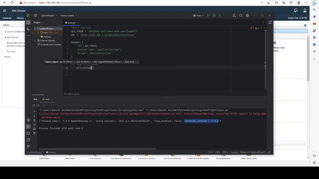 Section 14 Working with the API Lecture 2 Python Script with QRadar API Example смотреть онлайн