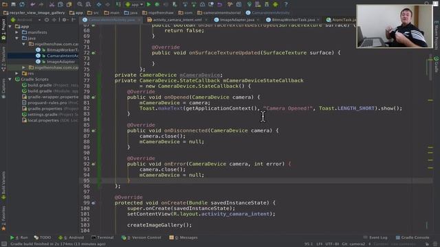 Android camera2 API - Part 3 How to open CameraDevice смотреть онлайн