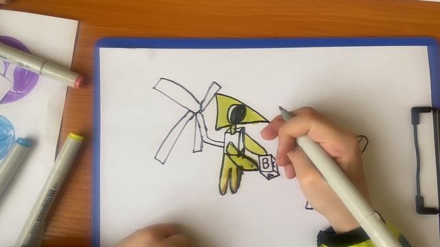 Рисуем желтого и голубую радужные друзья смотреть онлайн