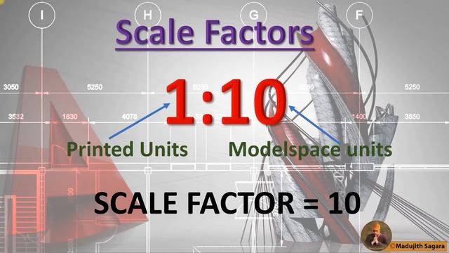 Scale factor calculation in AutoCAD drawings - Lesson 55 смотреть онлайн