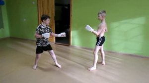 Тренировка по каратэ, кумите, спарринг