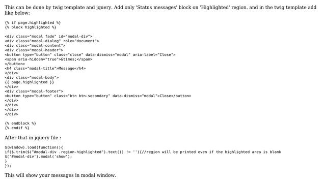 Drupal: Open messages in Bootstrap modal (2 Solutions!!) смотреть онлайн
