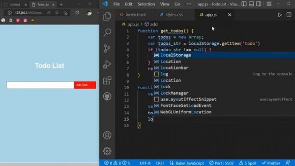 Todo List | | JavaScript project 16 #javascript #html #css