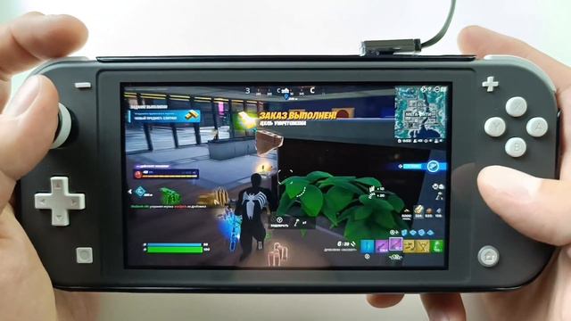 Fortnite - играем в портативе на Nintendo Switch Lite №1 смотреть онлайн