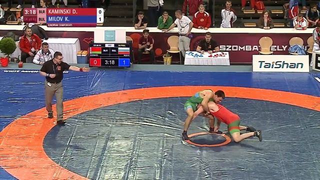 1/8 GR - 98 kg: K. MILOV (BUL) df. D. KAMINSKI (BLR), 3-2 смотреть онлайн