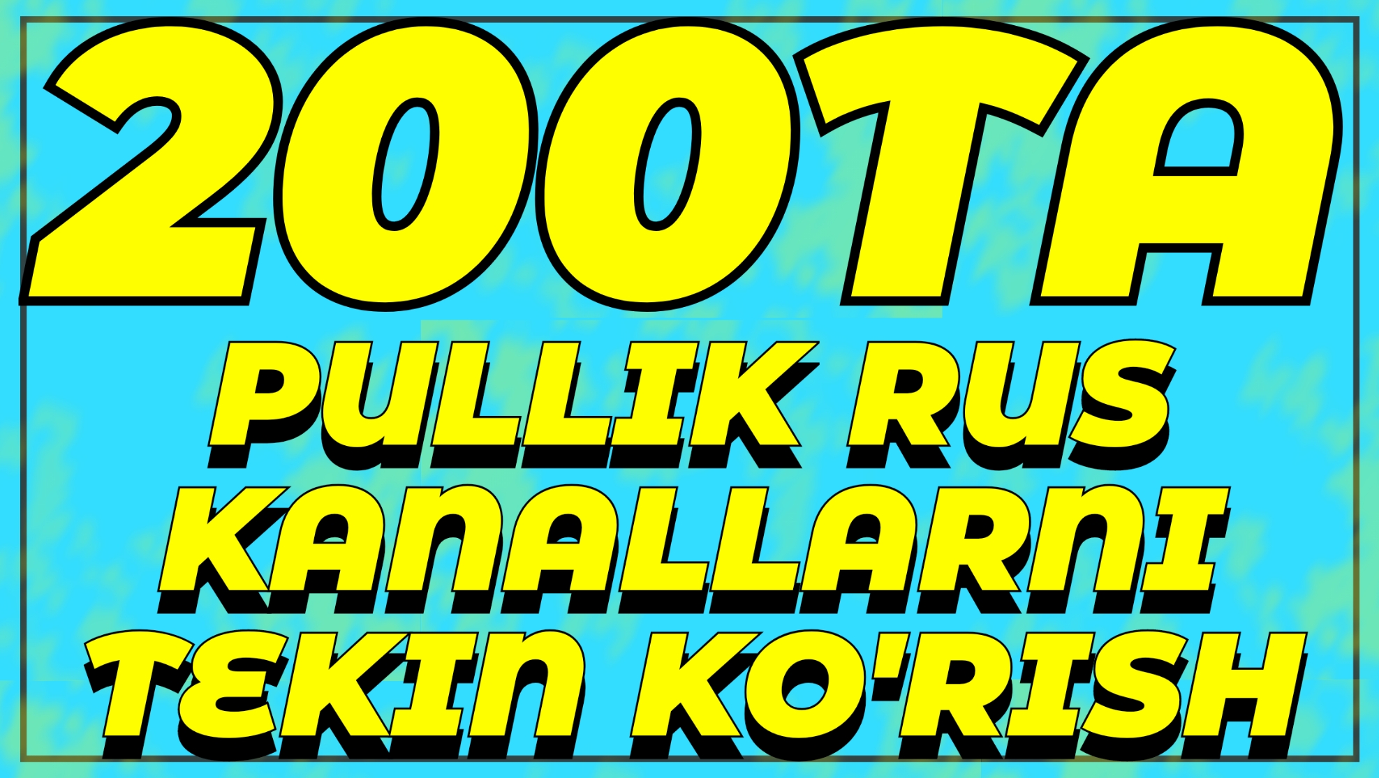 PULLIK KANALLARNI TEKIN KO'RISH 2024