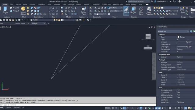 AutoCAD 2021 – Transform a Multi Planar Inclined Polyline on the World UCS смотреть онлайн