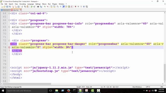 Advance Bootstrap Tutorial in Tamil-Alternate Progress Bar in_HD смотреть онлайн