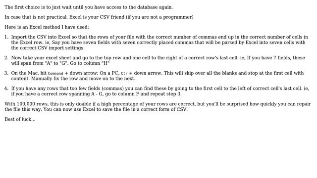 Removing extra commas in CSV without another data source (4 Solutions!!) смотреть онлайн