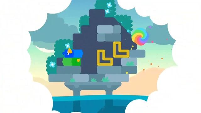 Snakebird Primer All Levels Walkthrough | Star 1-6 + Final Stage смотреть онлайн