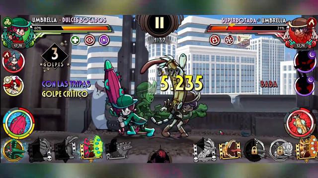 🥦Umbrella Dulces Bocados 🥦Umbrella Candy Crusher | SKULLGIRLS MOBILE смотреть онлайн