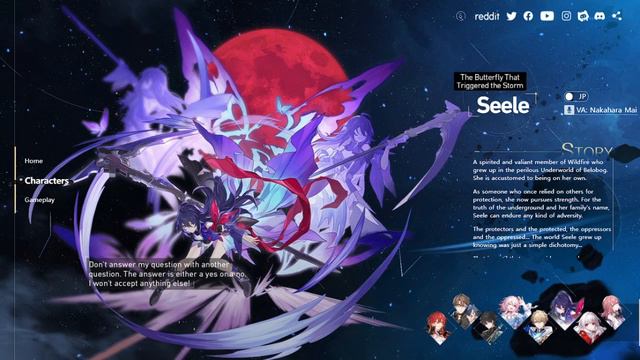Seele JP Voice In Honkai: Star Rail