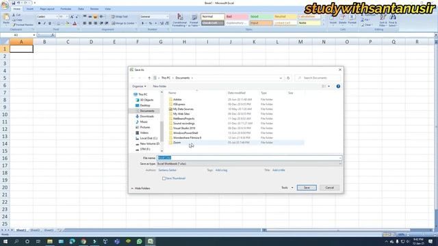 WBCHSE Class XII Computer Application | MS Excel Bangla Tutorial [#3] Create Save Open a Workbook смотреть онлайн