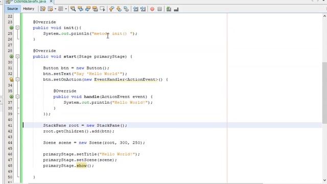 ► 3. ✅ CURSO PRÁCTICO JAVAFX: Ciclo de vida de la clase Application │【INIT - START - STOP】 смотреть онлайн