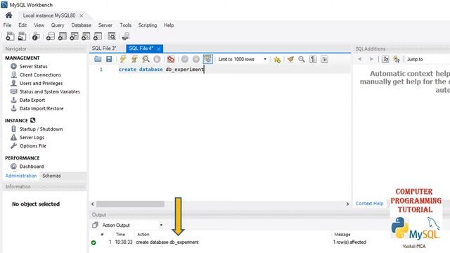 #MySQL : Create Connection and Database #MySQL-Python смотреть онлайн